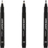 Creative Mark Calligraphy & Fineliner Pen Set of 3 Lettering & Calligraphy Drawing - Super Black, Permanent, Waterproof, & Acid-Free Chisel Nylon-...
