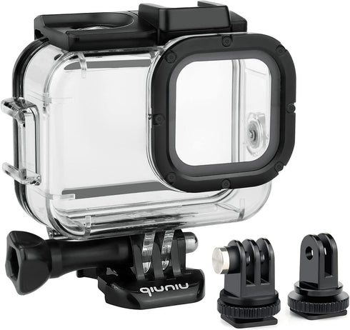 Standard Protective Waterproof Dive Housing Case for GoPro Hero 9,10, 11 and 12 Black Action Camera - Up to 45 meters - Protective Lens Removal NO...