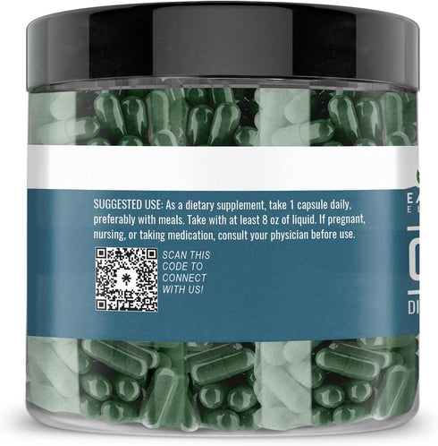 Earthborn Elements Chlorella 200 Capsules, Pure & Undiluted, No Additives...