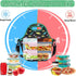 VASCHY Lunch Bag for Children, Neoprene Insulated Lunch Box Bag Tote with Detachable Adjustable Shoulder Strap in Cute Dinosaur...