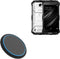 BoxWave Charger Compatible with Doogee S60 Lite - SwiftCharge PowerDisc Wireless Charger (15W) with Wireless Chargers That Require QC3.0 minicube,...