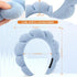Spa Headband For Washing Face, Makeup Bubble Skin Care Hairhand, Puffy Grwm Get Ready Hair Band, Preppy Skincare Self Care Gifts For Women Teen Gi...
