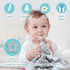 Elephant Baby Lovey for Unisex Newborn Baby Security Blanket for Boys and Girls,Soft Lovie Baby Gifts Multi-Purpose Stuff Snuggle Toy,Elephant Stu...