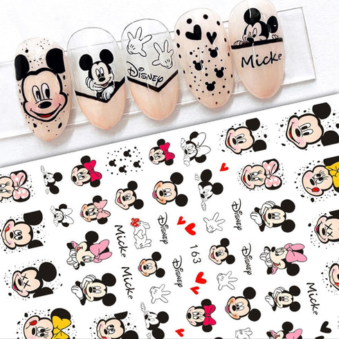 8 Pcs Nail Art Stickers Decal,Cute Cartoon Nail Decals 3D Self-Adhesive Nail Art Supplies Nail Stickers for Women Girls DIY Nail Designs Nail Deco...