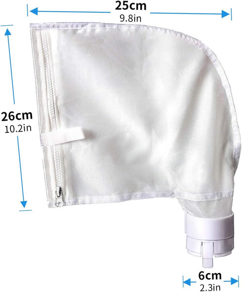 UCEDER 3 Pack Zippered Bag Replacement Fits for Polaris 360, 380 Pool Cleaner All Purpose Filter Bag for Polaris Filter Bag...
