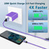 Adaptive Fast Charging USB Wall Charger Adapter + 6ft Android Charger Cable Type C for Samsung Galaxy S24,S23,A55,A15,A54,A14,A53,A13,A23,A03S,A12...