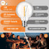 25 Pack G40 LED Replacement Light Bulbs, E12 Screw Base Waterproof Globe Bulbs Light for Indoor Outdoor String Lights, Patio Cafe Decor, Dimmable,...