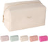 Makeup Bags for Women, PU Leather Portable Waterproof Cosmetic Bag, Multifunctional Toiletry Bag Sanitary Napkin Organizer Skincare Bag, Daily Use...