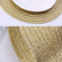 SHACOS Golden Glitter Round Braided Placemats Set of 6 Bling Circle Place Mats Washable Table Mats for Holiday Party Wedding Shower (6, Gold)...