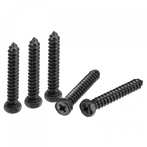 uxcell Hex Lag Screws 5/16" x 2" Carbon Steel Phillips Head Half Thread Self-Tapping Bolts for Deck Building or Joining Lumber 10pcs...
