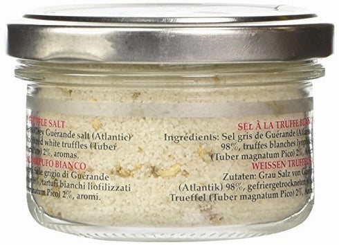 Urbani Truffles White Truffle Salt 3.5 Oz - Truffle Seasoning Made with Guérande Sea Salt and Infused with Real Truffles, Gourmet Seasoning for Co...