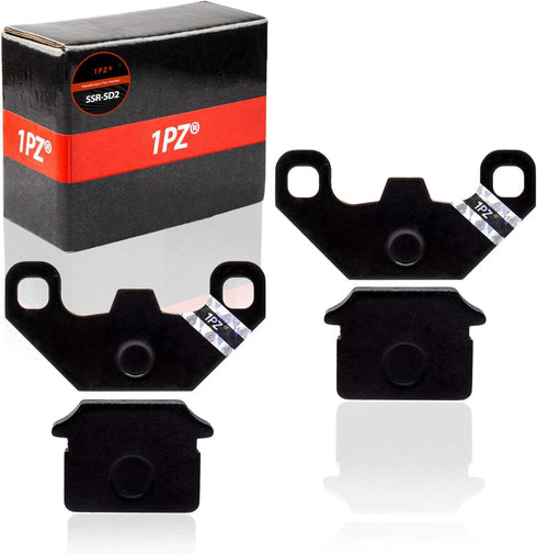 1PZ SSR-SD2 Brake Pads 2pcs Replacement for SDG SSR 50cc 70cc 110cc 125cc 140cc Thumpstar Coolster Orion Demon Stomp BSE Kayo Lifan YX Pit Dirt Bi...