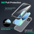 SOKUSIN for iPhone 13 Case Waterproof - Shockproof Drop Proof Dustproof Clear Phone Case with Built-in Screen & Camera Protector, Full Body Rugged...
