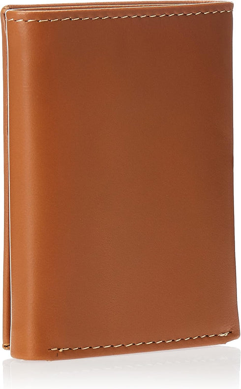 Timberland mens Leather Trifold Wallet With Id Window, Tan (Cloudy), One Size...