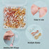 PH PandaHall 90 pcs 3 Colors Brass Pinch Bails Pinch Clip Bail Clasp Dangle Charm Bead Pendant Connector Findings for Pendants Necklace Jewelry DI...