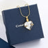 constantlife Cremation Jewelry for Ashes, My Best Friend Heart Shape Memorial Urn Necklace Stainless Steel Crystal Pendant Ashes Holder Keepsake...