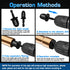 Hakkin 7PCS HVAC Repairing Set, Air Conditioner Copper Tube Expander with 5 in 1 Swaging Tool Drill Bit, Hex Shank Manual Pipe Swage Expander, Fla...