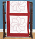 Jack Dempsey XX Pinwheel 18" Quilt Blocks, King, White...