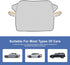 Car Windshield Snow Cover, Magnetic Windshield Snow Cover 4-Layer Protection for Snow, Ice, Frost, Sunlight, Car Windshield Cover with Side Mirror...