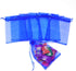50Pcs Organza Bags 4x6 Inches, Royal Blue Sheer Drawstring Baby Shower Favor Bags Mesh Jewelry Pouches Wedding Candy Gift Bags...