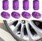 Zicine 8 PCS Car Tire Valve Stem Caps, Aluminum Alloy Wheel Valve Covers with Rubber O-Ring, Corrosion Resistant Leak-Proof Tire Air Cap Set, Univ...