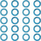 20 Pcs Oil Drain Plug Gasket for Lower Unit Drain Plug - Compatible with Mercury & Yamaha Lower Unit Drain - Includes Drain Plug Washer 12-19183-3...