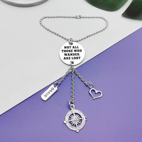 Car Hanging Ornament for Travel Lover Traveler Gift for Women Men Inspirational Gift for Sister Friend Travel Lover Gift for Wanderer Car Rear Vie...