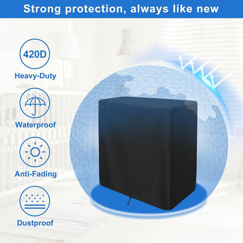 tonhui Play Kitchen Cover for Step2 Kids Kitchen Play Set, 33"L x 11"W x 32"H Dustproof Indoor/Outdoor Kitchen Toy Set Cover, Heavy-duty Waterproo...