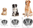 Stainless Steel Anti-Slip Dog Bowls,Non-Slip Stainless Steel Pet Bowl with Foot Mat - Perfect for Mess-Free Mealtime,Quiet Pet Bowls for Cats and ...