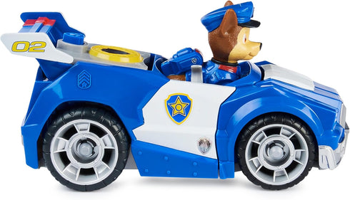 Paw Patrol, Chase’s Deluxe Movie Transforming Toy Car with Collectible Action Figure, Kids Toys for Ages 3 and up...