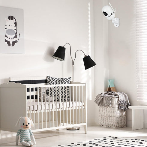 Adjustable Baby Monitor Mount for HelloBaby HB65/HB40/HB6550/HB66/HB6339/HB6550 Pro, ANMEATE SM935E, Universal Baby Monitor Wall Mount with Perfec...