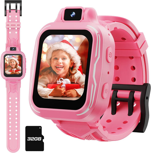 Kids Digital Watch Girls, Best Christmas Birthday Gifts for Age 3 4 5 6 7 8 9 Years Children,Touchscreen Toddler Sport Smart Watch with Camera FM ...