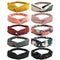DRESHOW 10 Pack Boho Headbands for Women Vintage Cross Elastic Head Wrap Hair Accessories...