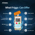 Frigga Temperature Data Logger with External Probe LCD Digital Temperature Recorder Single Use 100 Days USB Temperature Loggers High Accuracy 1440...