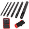 Spurtar Hollow Punch Set (6 pcs) Heavy Duty Round Leather Punch Set Kit Hole Punch Set Punch Cutter Tool for Watch Belt Cloth Leather Gaskets with...