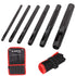 Spurtar Hollow Punch Set (6 pcs) Heavy Duty Round Leather Punch Set Kit Hole Punch Set Punch Cutter Tool for Watch Belt Cloth Leather Gaskets with...