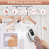 Mini Steam Iron, Travel Steamer for Clothes Portable Mini Iron, Portable Steamer for Dry and Wet Ironing, 970W Handheld Steamer 180° Rotatable Gar...