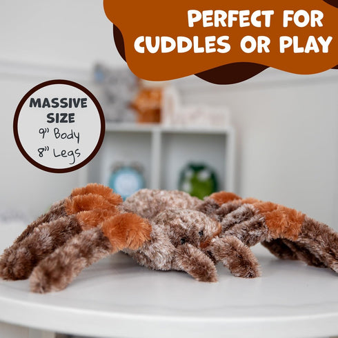 WISHPETS Stuffed Animal - Soft Plush Toy for Kids - 9 Inch Tarantula...