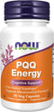 NOW Supplements, PQQ Energy, Free Radical Scavenger*, Cognitive Support*, 30 Veg Capsules...
