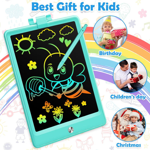 8.5 Inch LCD Writing Tablet Toys for 3 4 5 6 7 8 Year Old Boys Girls Gifts, Colorful Drawing Board Writing Doodle Pad, Portable Scribbler Boards E...