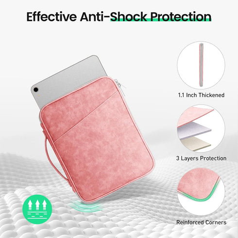DTTO 9-11 Inch Tablet Sleeve Bag for New 11-in iPad Air M2/iPad Pro M4, 10.9" iPad 10th Gen & iPad Air 5/4th, 10.2" iPad 9/8/7th, 11" Galaxy Tab A...