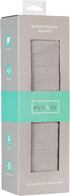 Ely's & Co. Cotton Muslin Swaddle Blanket 1-Pack for Baby Boy or Girl — 100% Cotton Muslin Extra-Large Swaddle Blankets (47” x 47”) Silver Grey...