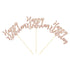 Ercadio 36 Pack Happy Birthday Cupcake Toppers Rose Gold Glitter Cake Picks for Celebrating Birthday Party Decorations Supplies...