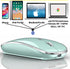 Rechargeable Bluetooth Mouse Wireless Bluetooth Mouse for iPad pro iPad Air Mac MacBook Pro MacBook Air Laptop Chromebook Windows HP DELL (Blue)...