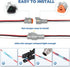 6 Kit Deutsch DT 3 pin Grey Male Female Wiring Harness Deutsch Pigtail 3 Wire Way Waterproof Automotive Electrical Connector 16 AWG with 36 Heat S...