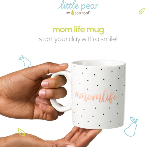 Mom Life Mug, Ceramic Coffee Cup, Ideal Gift for New and Expecting Moms, Dishwasher Safe and Microwave Safe, 13oz...