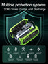 MOVE SPEED Portable Charger 5000mAh, PD 20W & QC 22.5W Fast Charging, Foldable Type-C Plug, with Built-in Cable, 18W Input, Power Bank Compatible ...