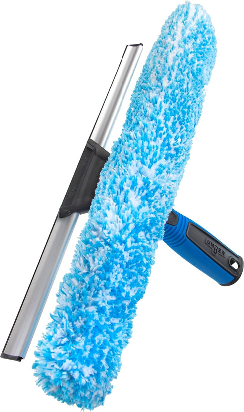 Unger Professional 2-in-1 Squeegee & Scrubber - 14” Window Cleaning Tool – Cleaning Supplies, Squeegee for Window Cleaning, Commercial & Residenti...