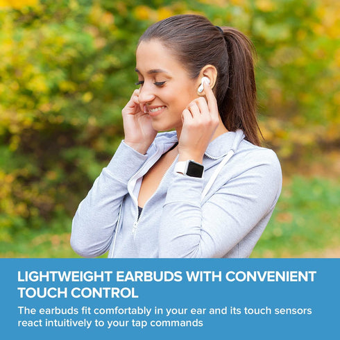 Creative Zen Air Lightweight True Wireless Sweatproof in-ears with Active Noise Cancellation, Ambient Mode, Bluetooth 5.0, IPX4, Up to 6 Hours Per...
