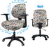 Office Chair Cover Computer Desk Chair Covers Stretchable Anti-Dust Universal Split Rotating Swivel Chair Slipcover Protector 2 Piece, Cute Cats, ...